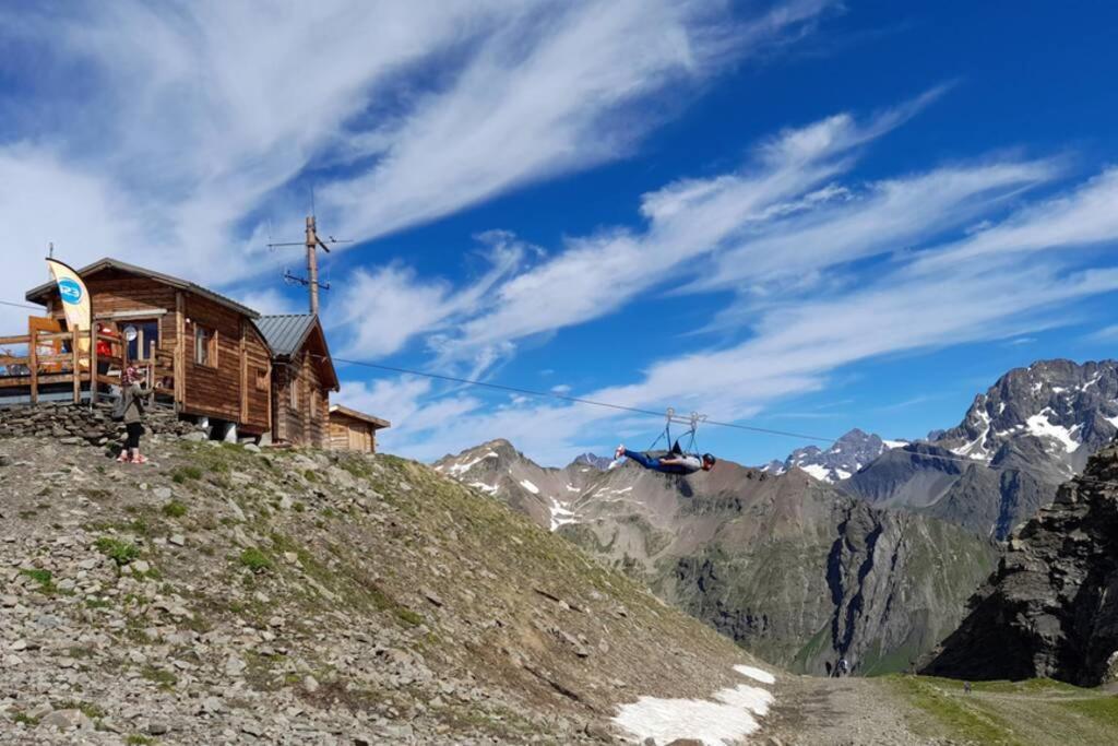 Bel Appartement montagne dans le parc des écrins Orcières Exterior foto